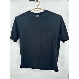 Duluth Trading Co. Longtail T Shirt Mens XL Black Pocket‎ Tee